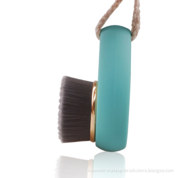 Synthetic hair face cleansing brush